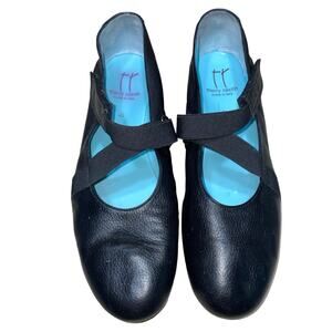 Thierry Rabotin Black Leather Mary Jane Flats     Size: EU 41 US 10.5